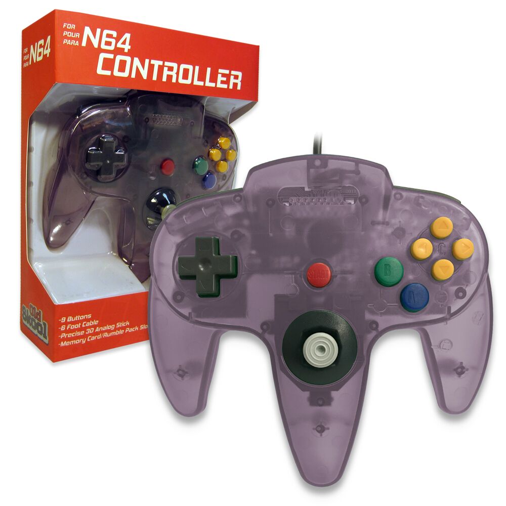 その他 XK-PC2004 PSX N64 Adapter purple New Nintendo 64 Controller Adapter for PC Mac Dual USB to